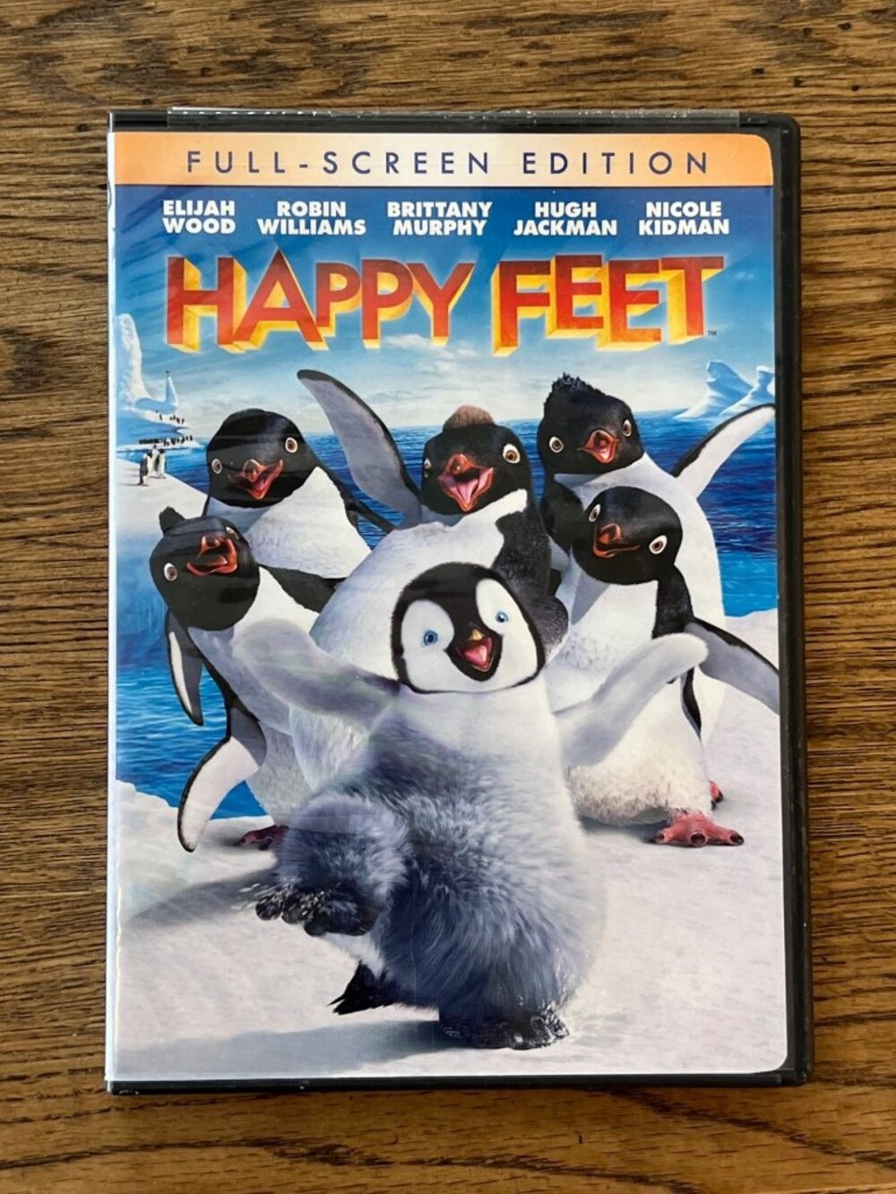 Happy Feet 2006 Movie DVD Full-Screen Edition Animated Musical Comedy Pre-Owned